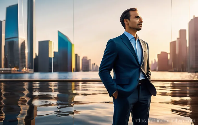 인덱스 투자 전략의 장단점 분석 - **Patience, Time, and Long-Term Wealth Building:** A warm, golden light of sunset illuminates a dive...