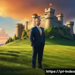 Home 13 인덱스 투자에 적합한 자산배분 전략 - **Prompt 1: Financial Fortress of Diverse Assets**
"A majestic and solid financial fortress, bui...